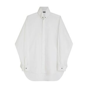 Phoebe Philo Women Custom Cotton Tuxedo Shirt